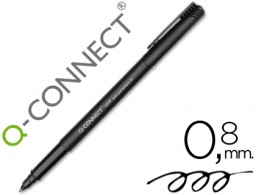 Rotulador retroproyección Q-Connect  punta media tinta negra
